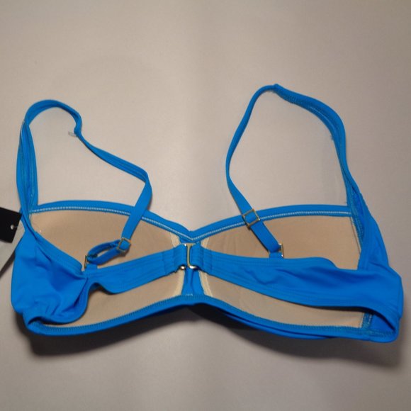 La Blanca Size 8 Blue LB3AA78 New Swim Bikini Top - Picture 5 of 11